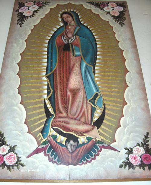 La Virgen de Guadalupe en la Mision Santa Gertrudis